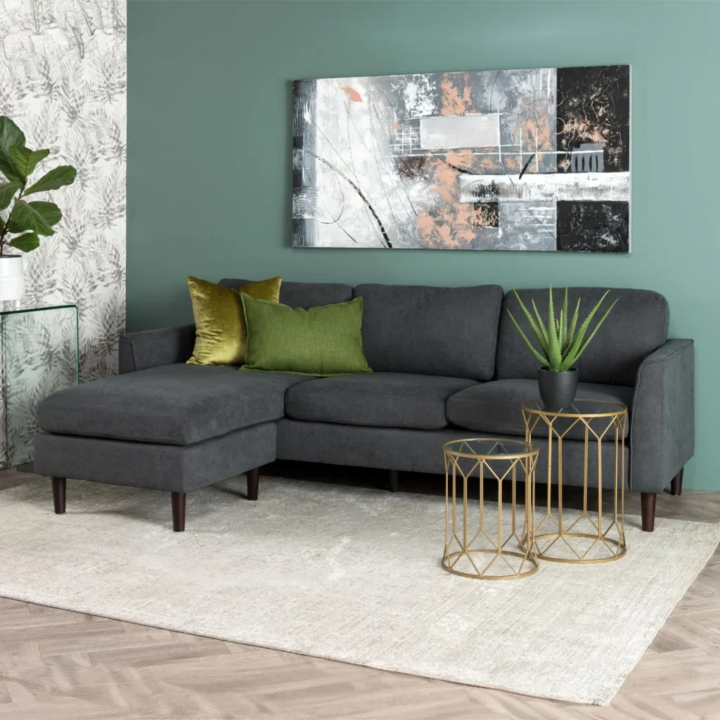 JOEY FABRIC CORNER CHAISE - Image 8