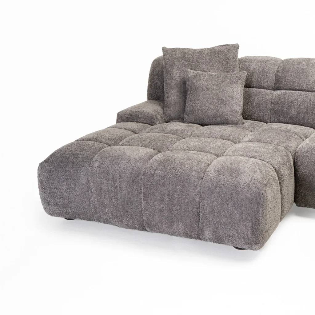 JOLIE FABRIC CORNER CHAISE - Image 9