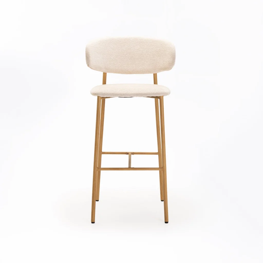 JOSIE FABRIC BARSTOOL-NATURAL LEG - Image 2