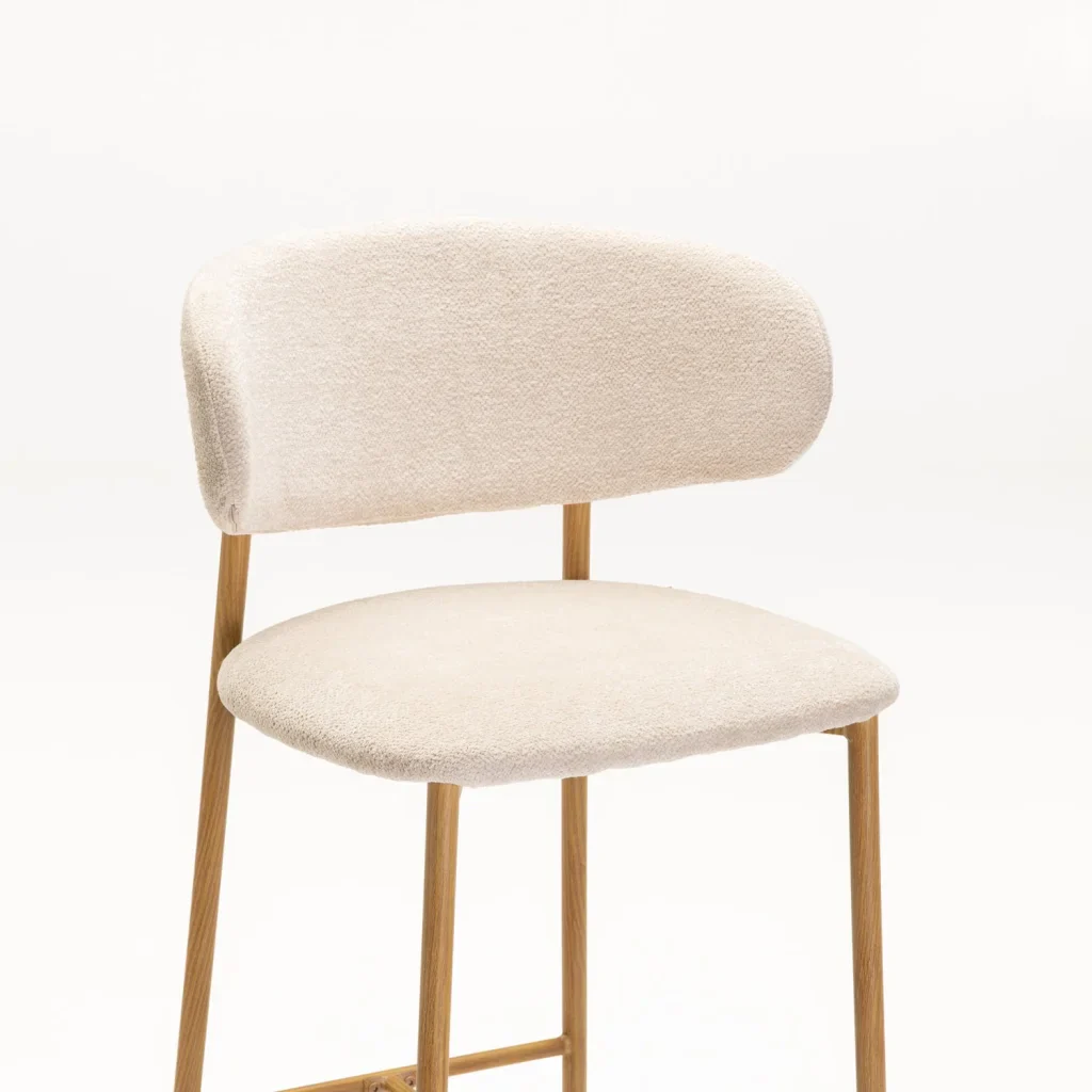 JOSIE FABRIC BARSTOOL-NATURAL LEG - Image 5