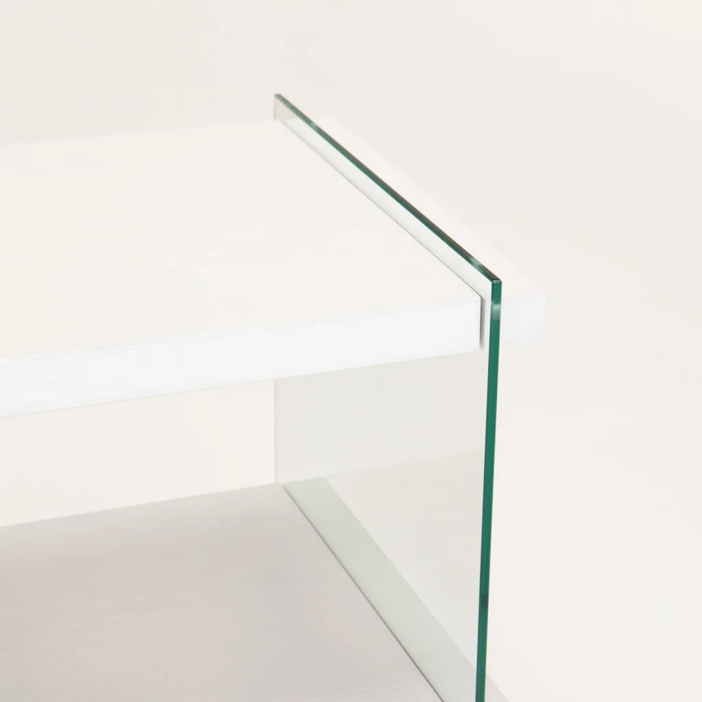 OPAL 45x45cm 8MM TEMPERED GLASS SIDE TABLE - Image 8