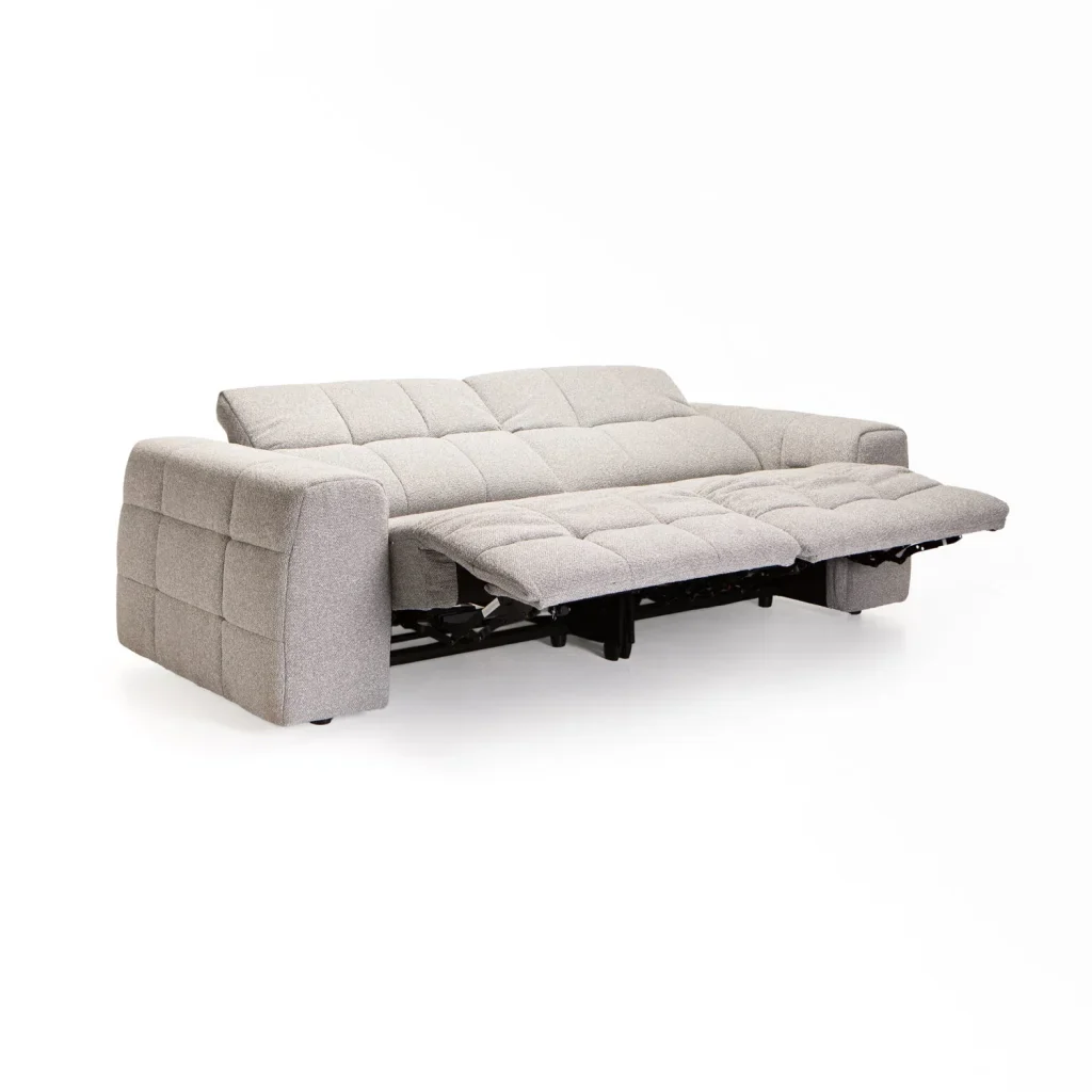 JULIO FABRIC ELECTRIC POWER 3 SEATER RECLINER - Image 2