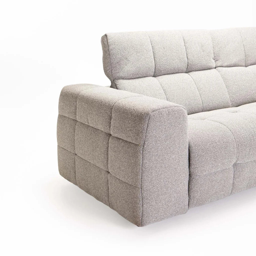 JULIO FABRIC ELECTRIC POWER 3 SEATER RECLINER - Image 8