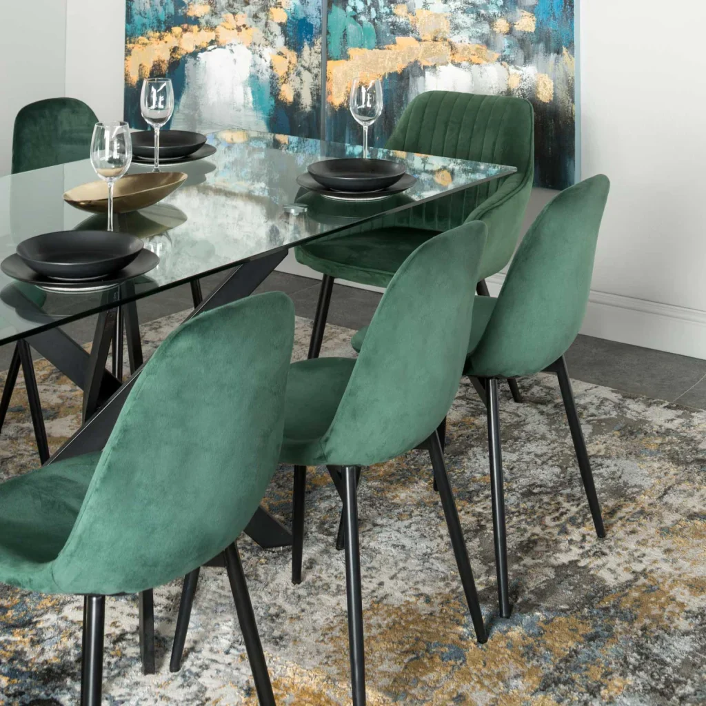 AVA VELVET DINING CHAIR - Image 17