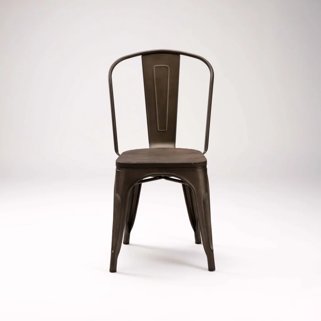 BRONX DINING CHAIR WITH WOOD - Image 2