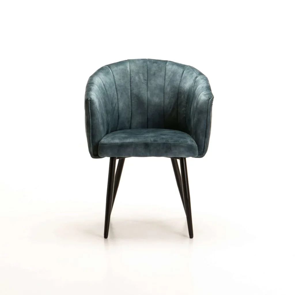 DANTE DELUXE VELVET DINING CHAIR - Image 3