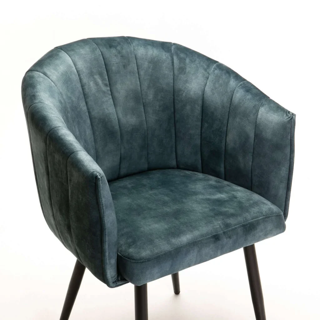 DANTE DELUXE VELVET DINING CHAIR - Image 6