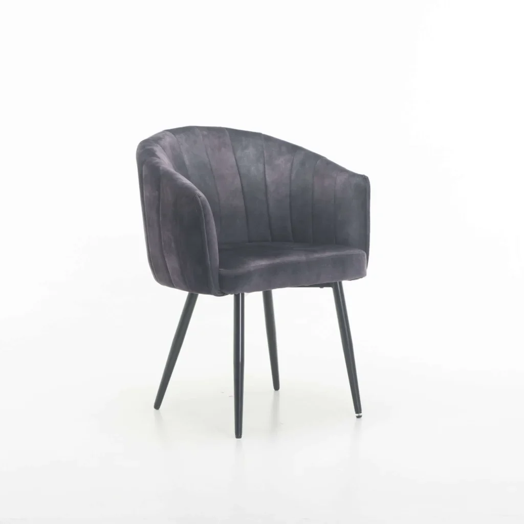 DANTE DELUXE VELVET DINING CHAIR - Image 7