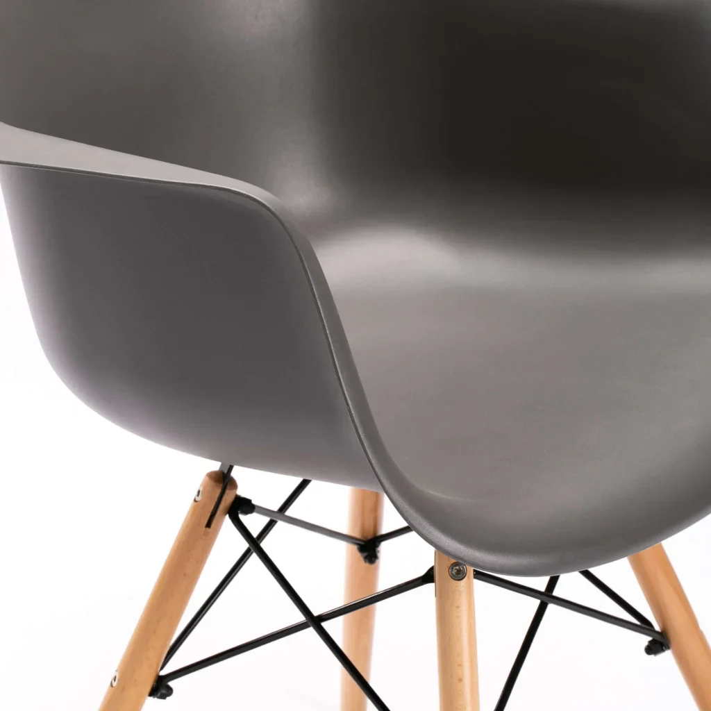 EMMY WOODEN LEG ARMCHAIR - Image 5