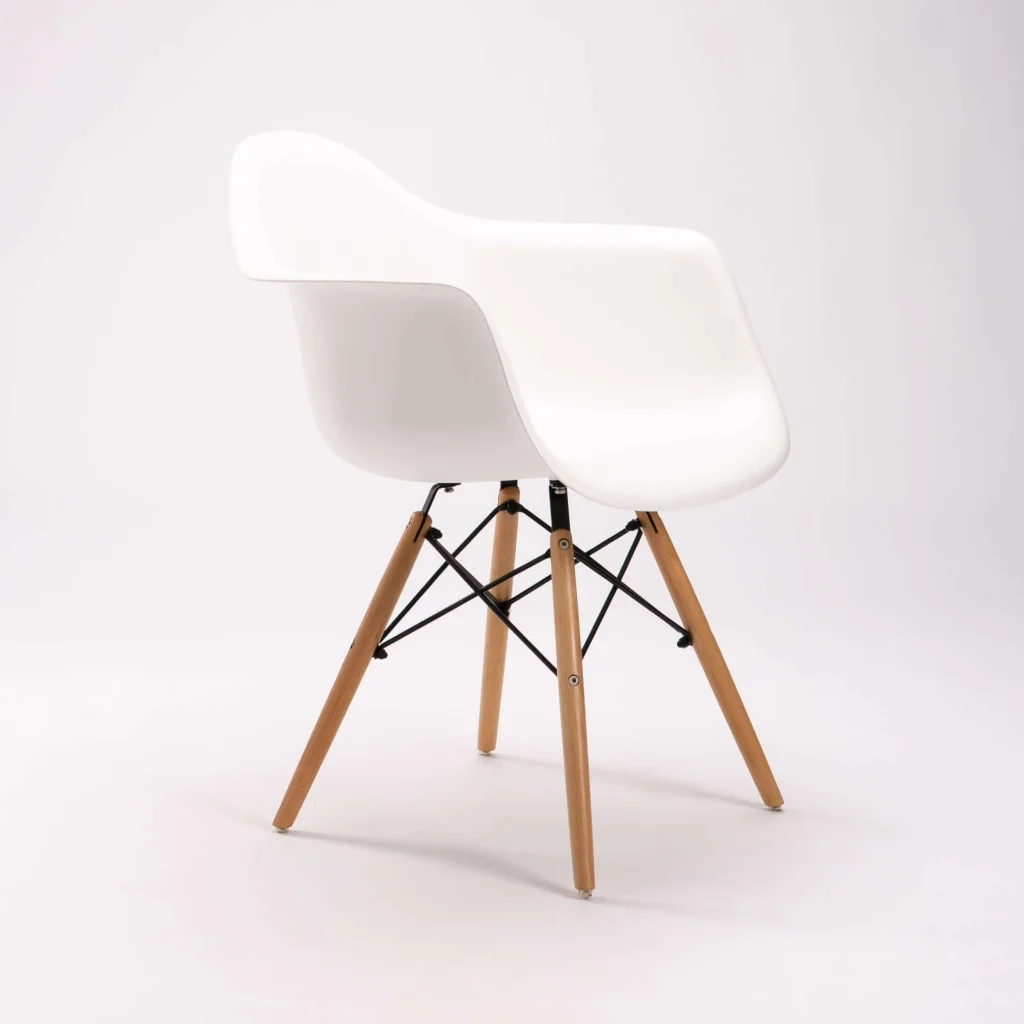 EMMY WOODEN LEG ARMCHAIR - Image 6