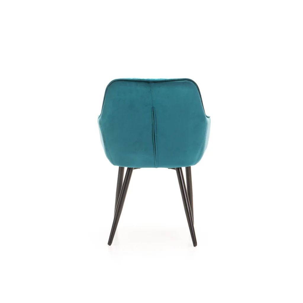 ROCCO VELVET DINING CHAIR - Image 5