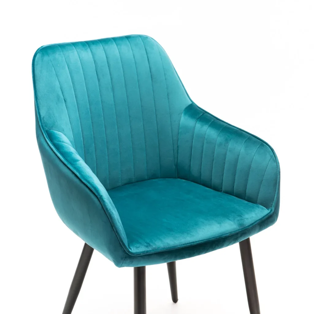 ROCCO VELVET DINING CHAIR - Image 6