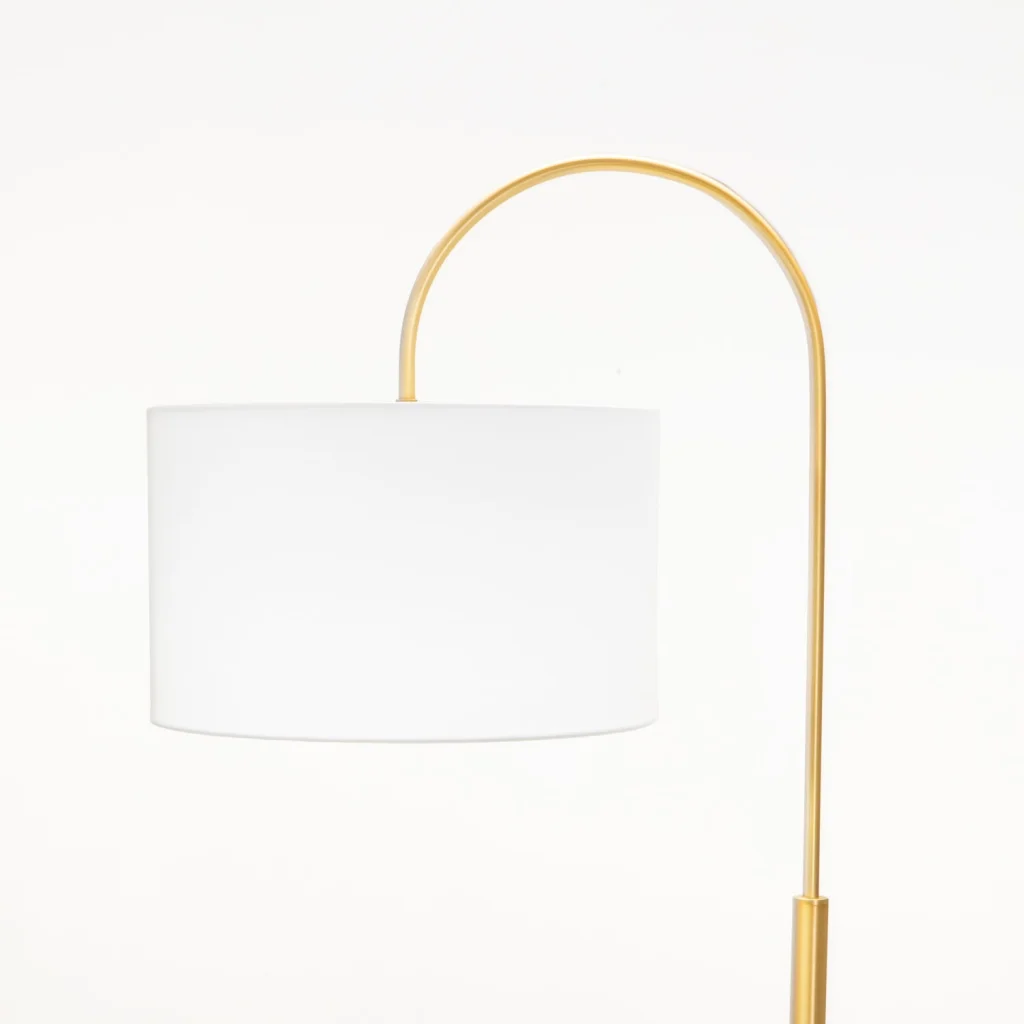 FLOOR LAMP SLIM GOLD METAL ARC 156cm - Image 3