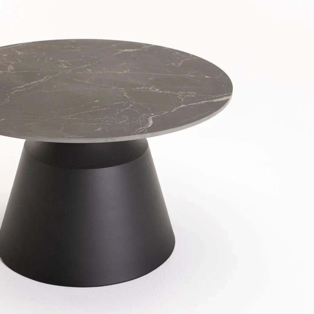 LEA SET OF 2 70/50cm STONE TOP COFFEE TABLE - Image 5
