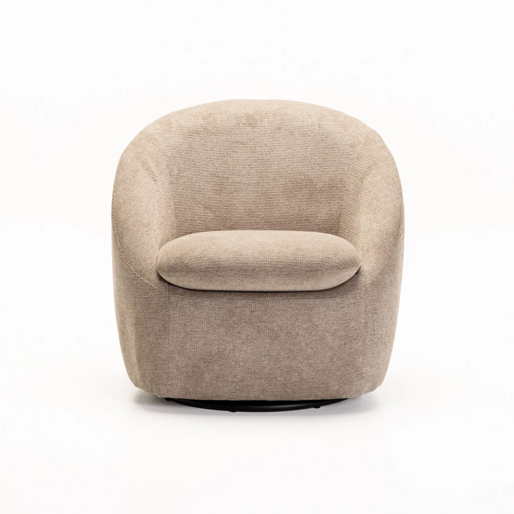 LEILA FABRIC SWIVEL CHAIR - Image 7