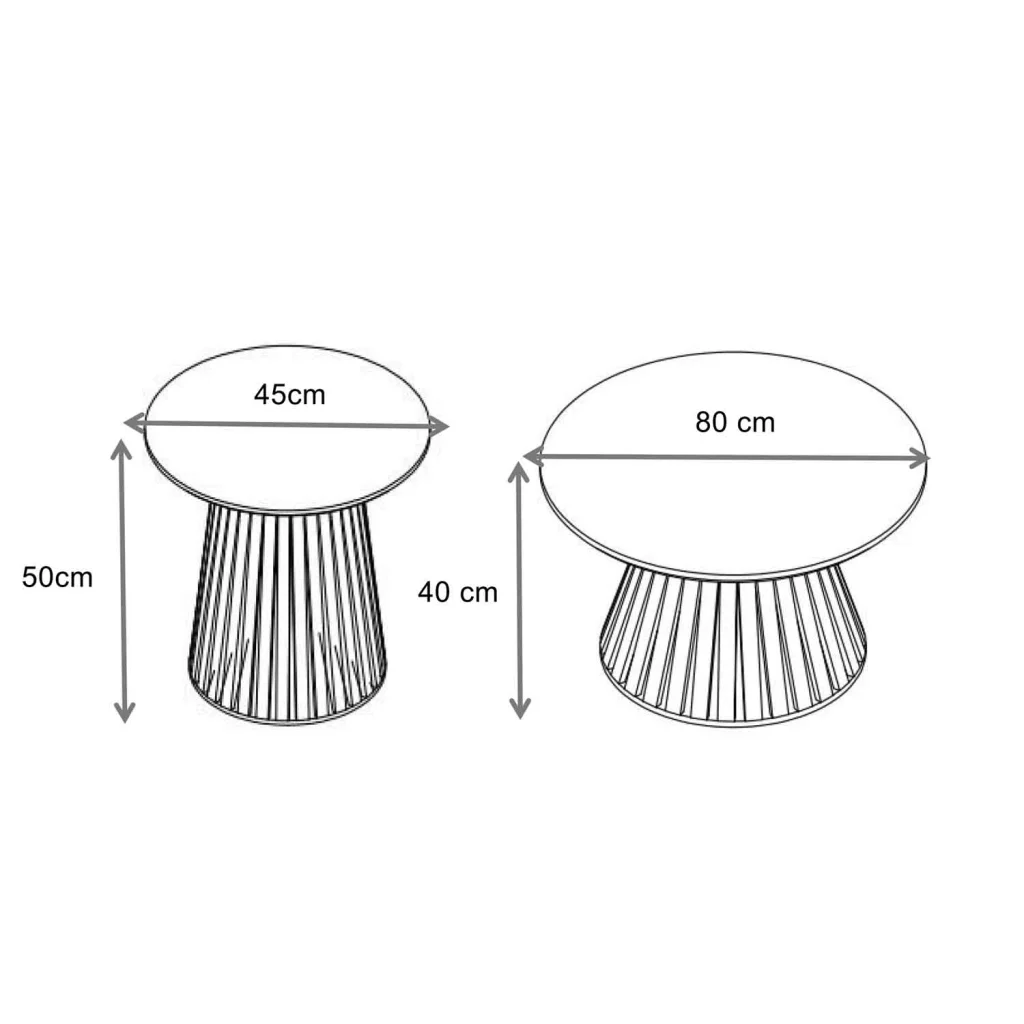 LOLA SIDE TABLE & COFFEE TABLE COMBO - Image 4