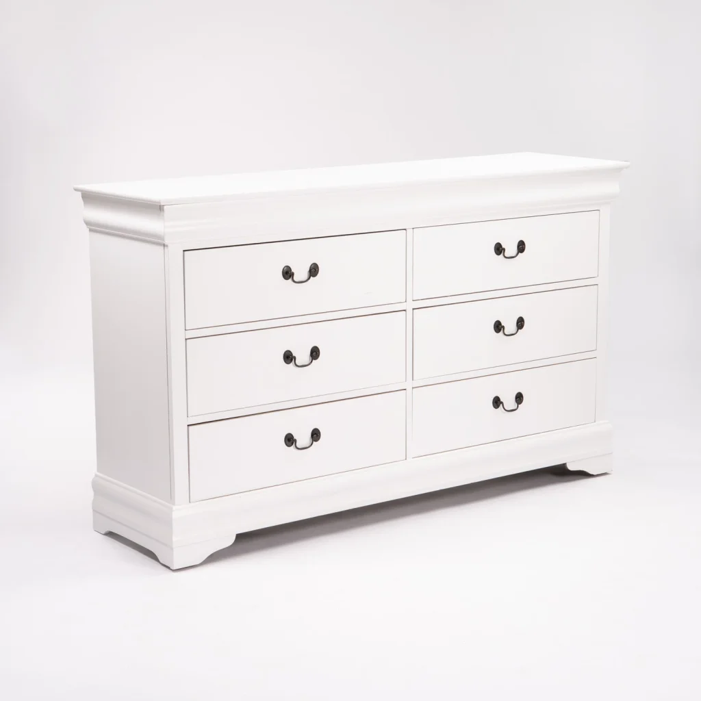 LOUISE 6 DRAWER DRESSER - Image 8