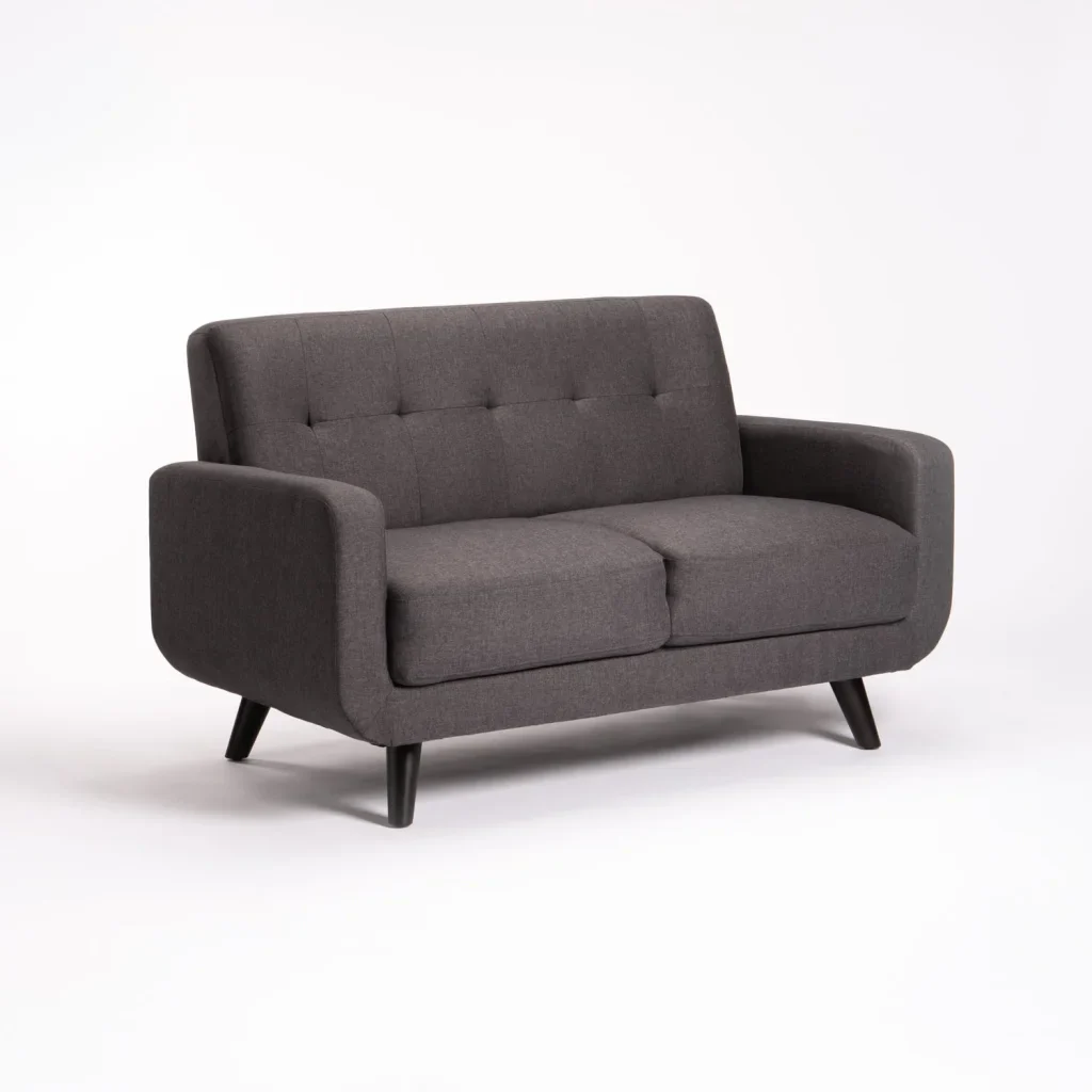 LUNA FABRIC 2 SEATER COUCH - Image 5