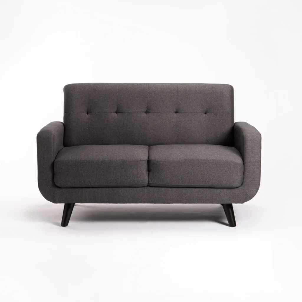 LUNA FABRIC 2 SEATER COUCH - Image 6