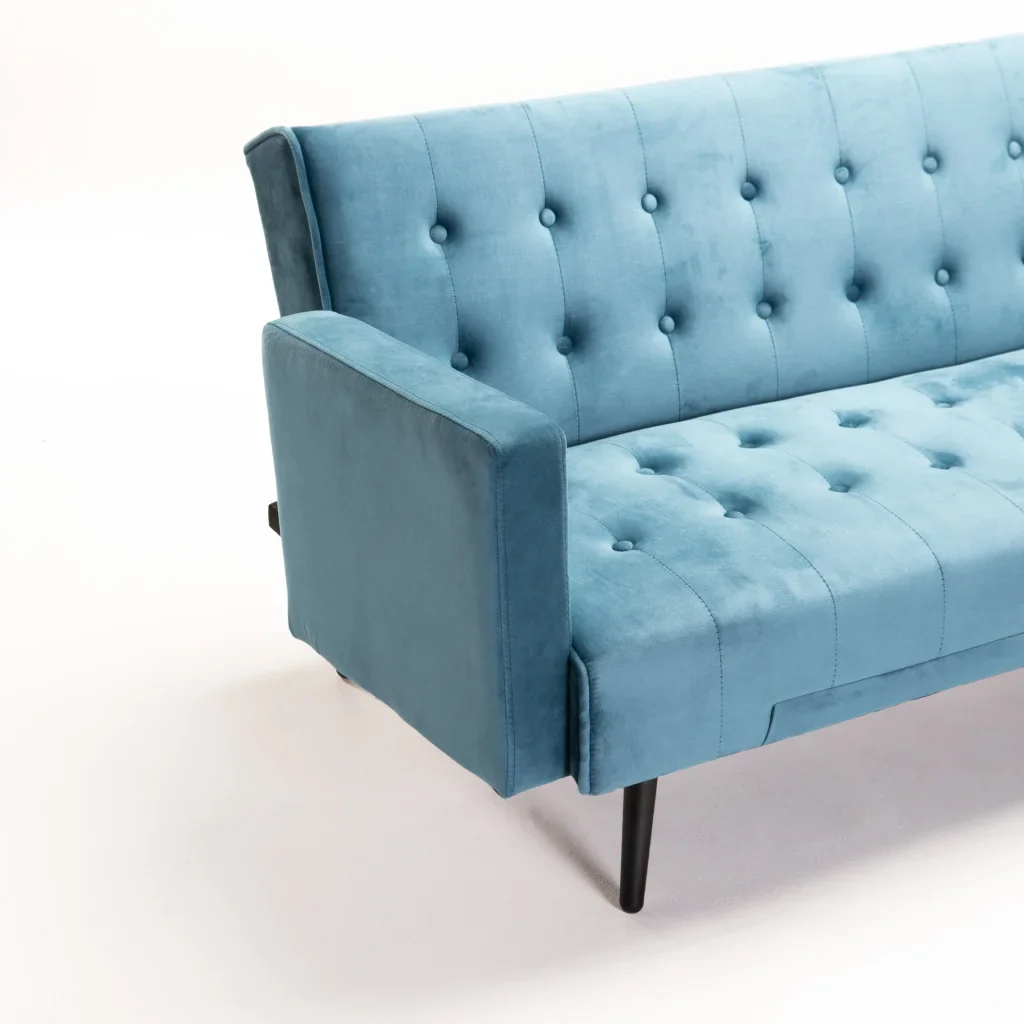 MAC VELVET SLEEPER COUCH - Image 7