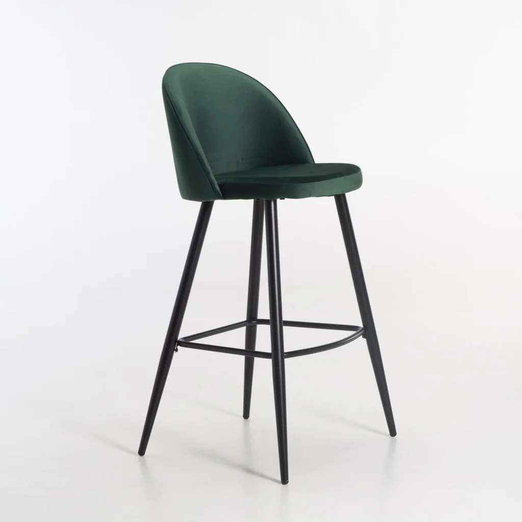 MADDIE VELVET KITCHEN STOOL - Image 11