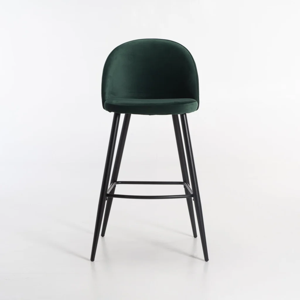 MADDIE VELVET KITCHEN STOOL - Image 12