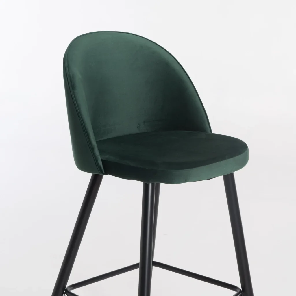 MADDIE VELVET KITCHEN STOOL - Image 15