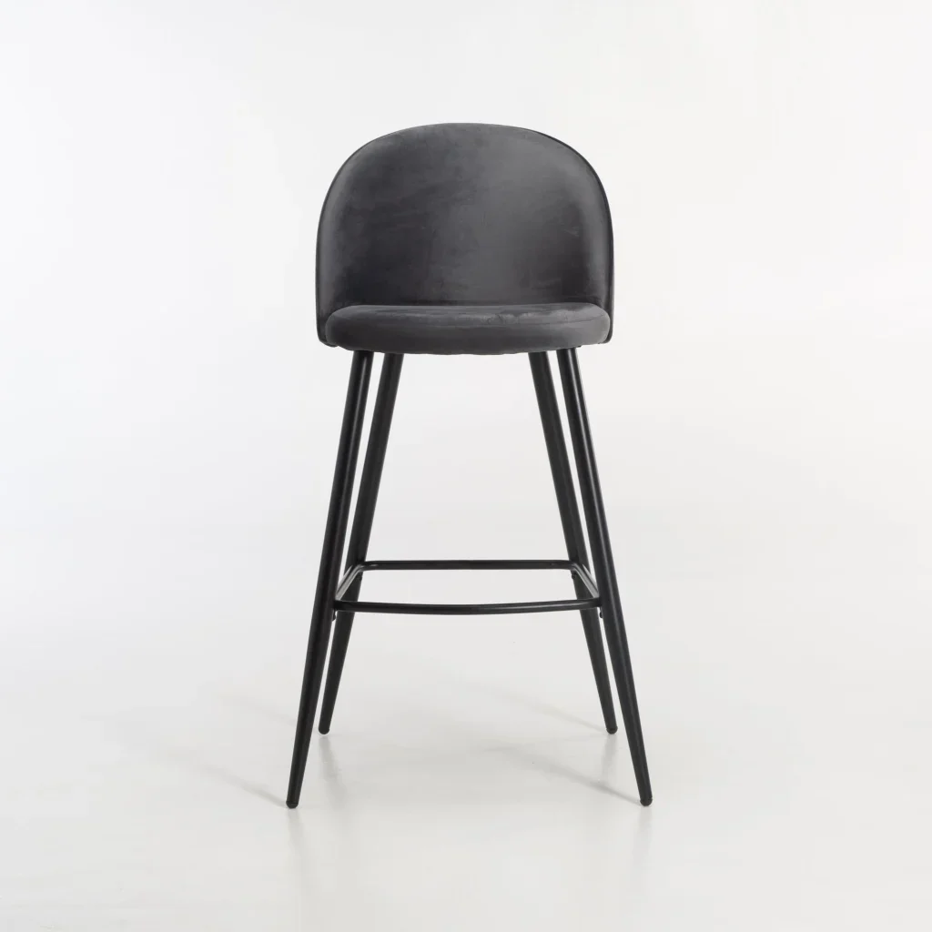 MADDIE VELVET KITCHEN STOOL - Image 17