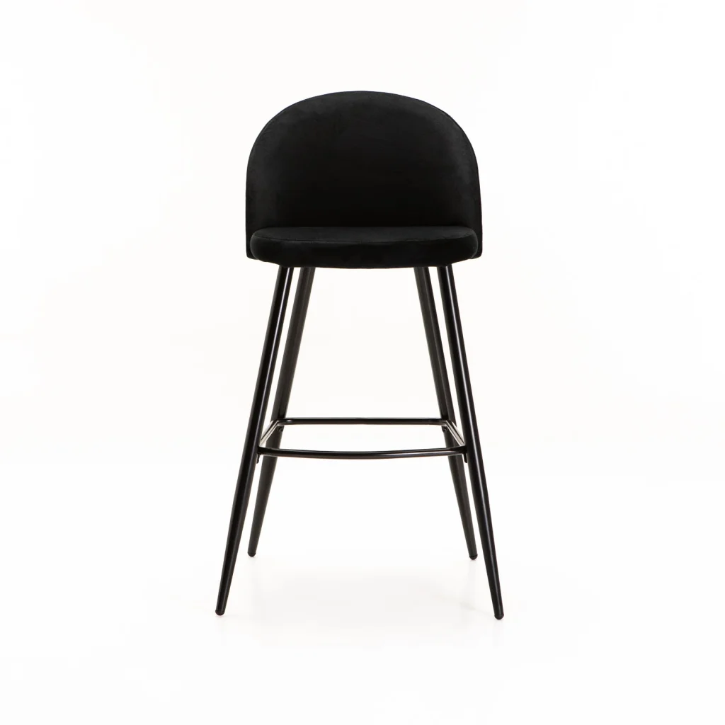 MADDIE VELVET KITCHEN STOOL - Image 2