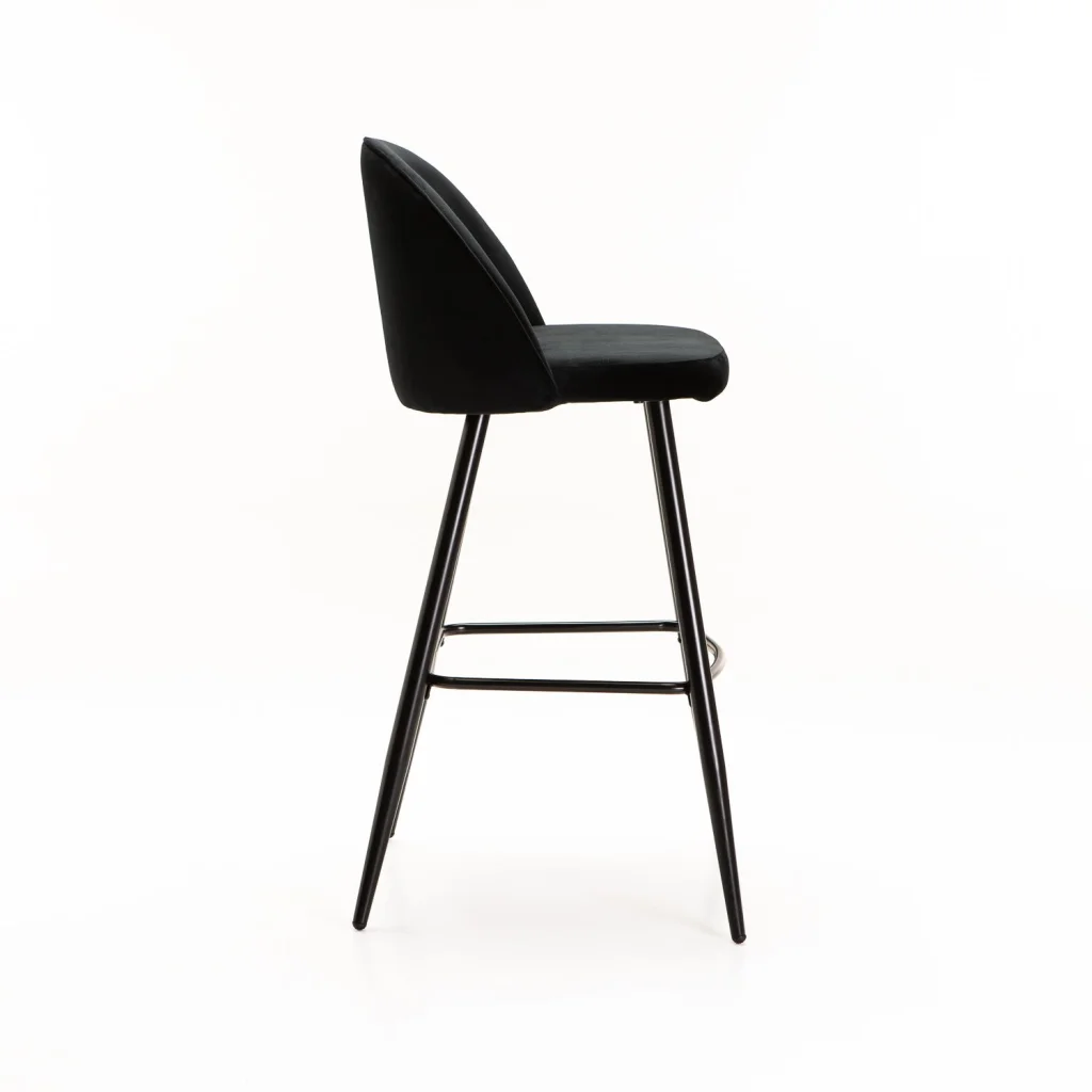 MADDIE VELVET KITCHEN STOOL - Image 3