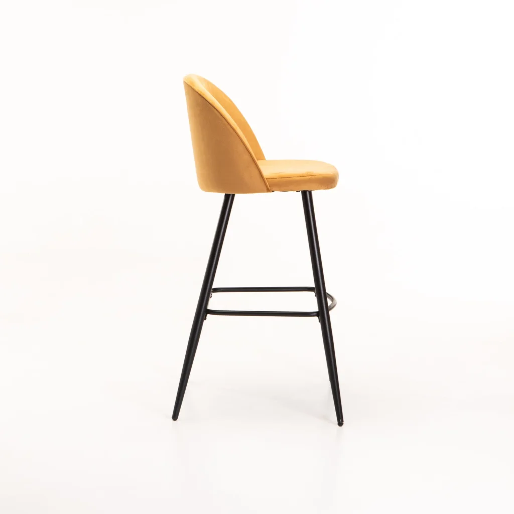 MADDIE VELVET KITCHEN STOOL - Image 8