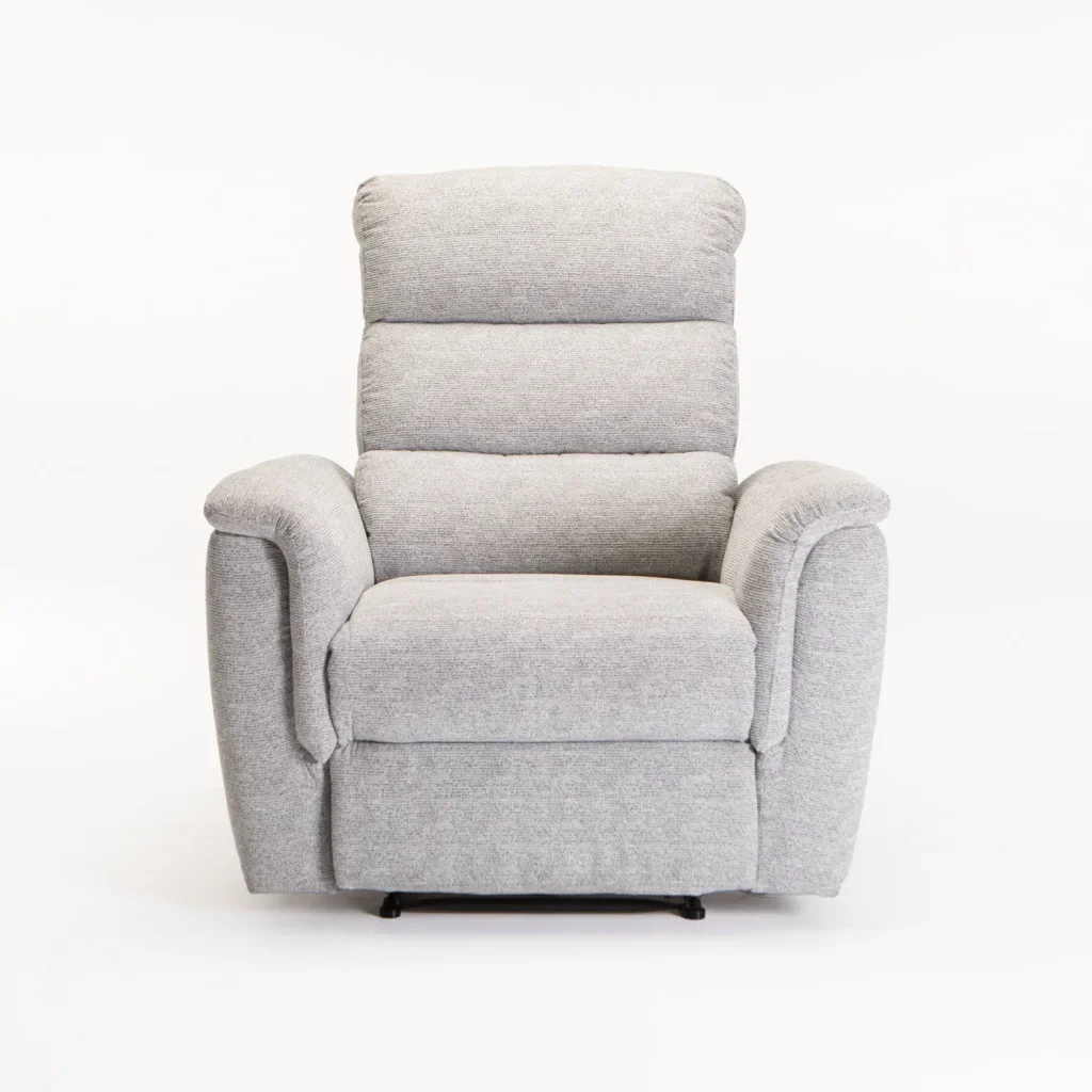 MARCO FABRIC ELECTRIC POWER ARMCHAIR RECLINER-GREY - Image 4