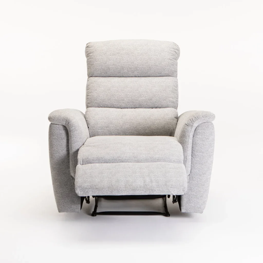 MARCO FABRIC ELECTRIC POWER ARMCHAIR RECLINER-GREY - Image 5