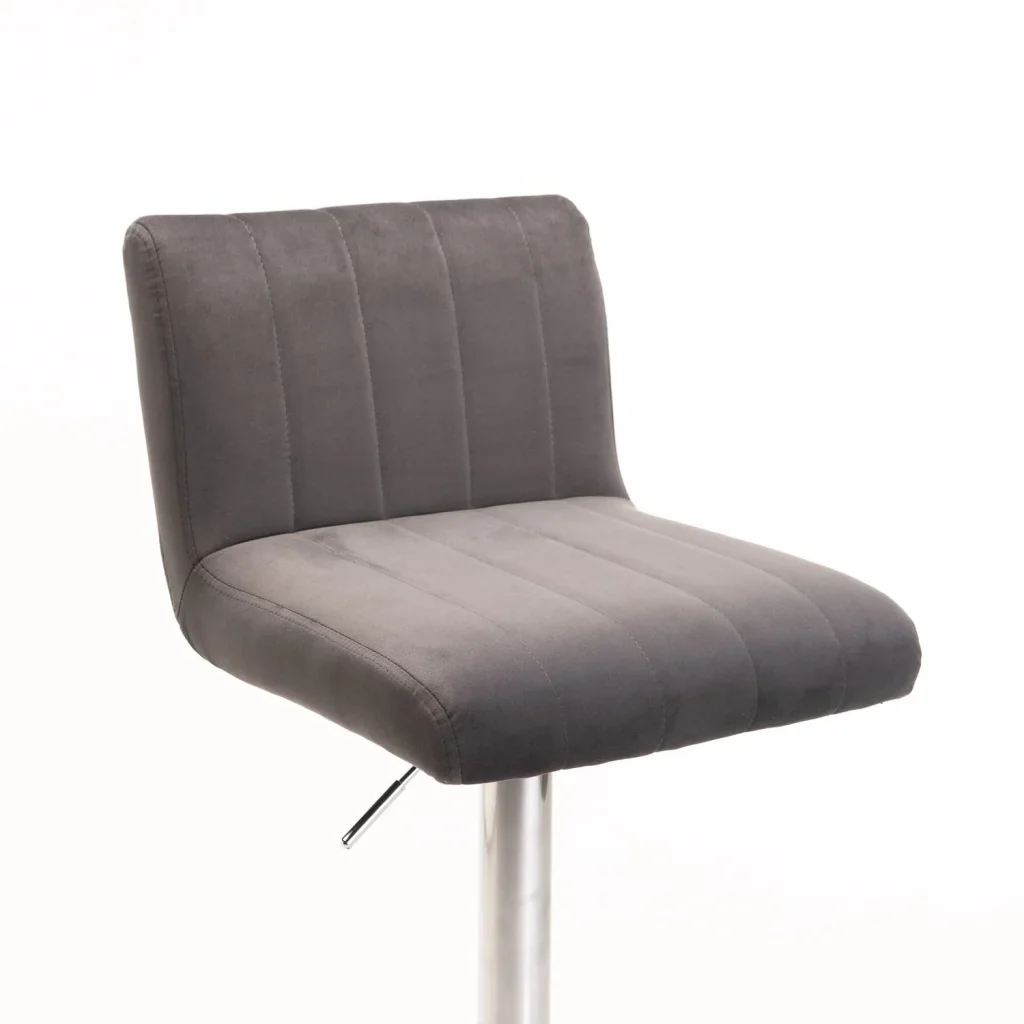 MIA VELVET BAR/KITCHEN STOOL - Image 5
