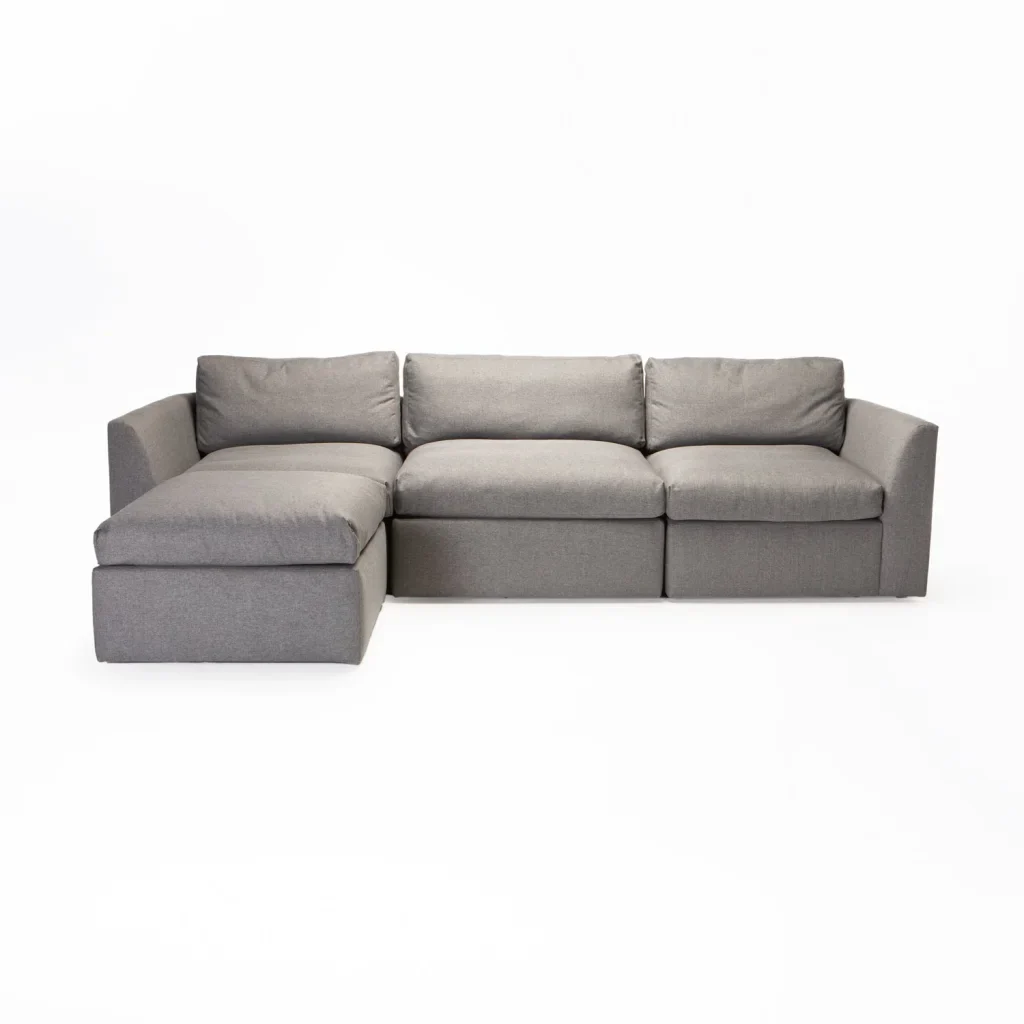 MICO MODULAR COUCH - 4 PIECE SET - DARK GREY - Image 2