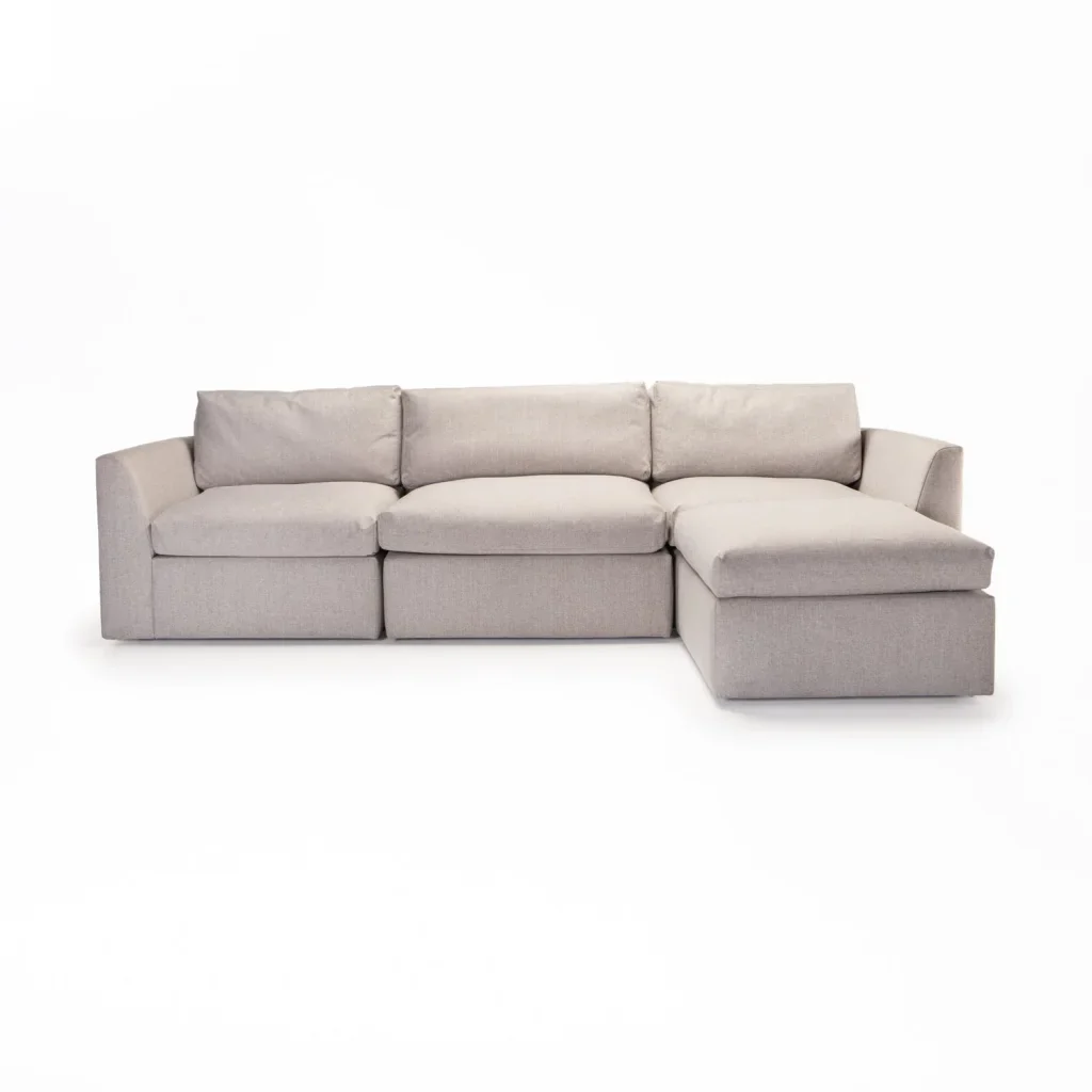 MICO MODULAR COUCH - 4 PIECE SET - LIGHT GREY - Image 2