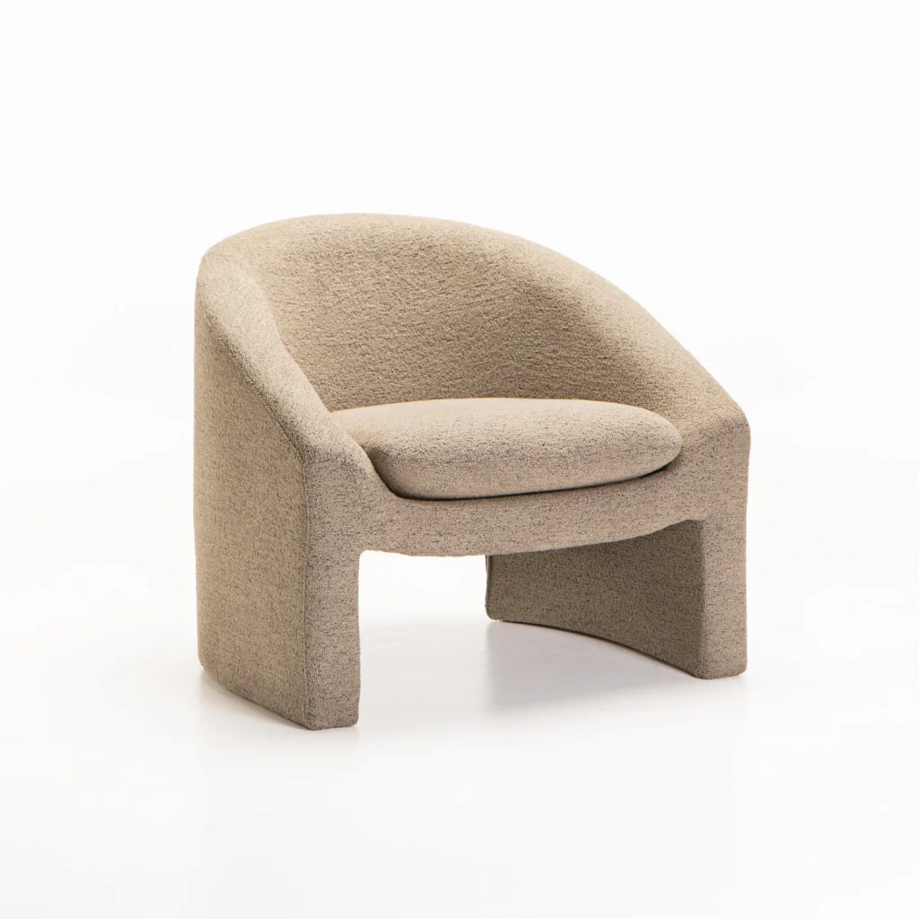 MILA SPECKLED FABRIC CHAIR - Image 7
