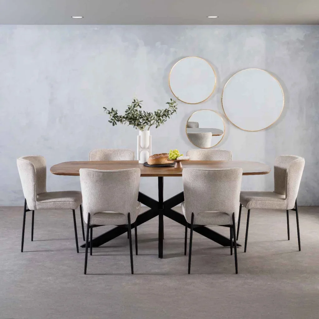 MODENA FABRIC DINING CHAIR - Image 2