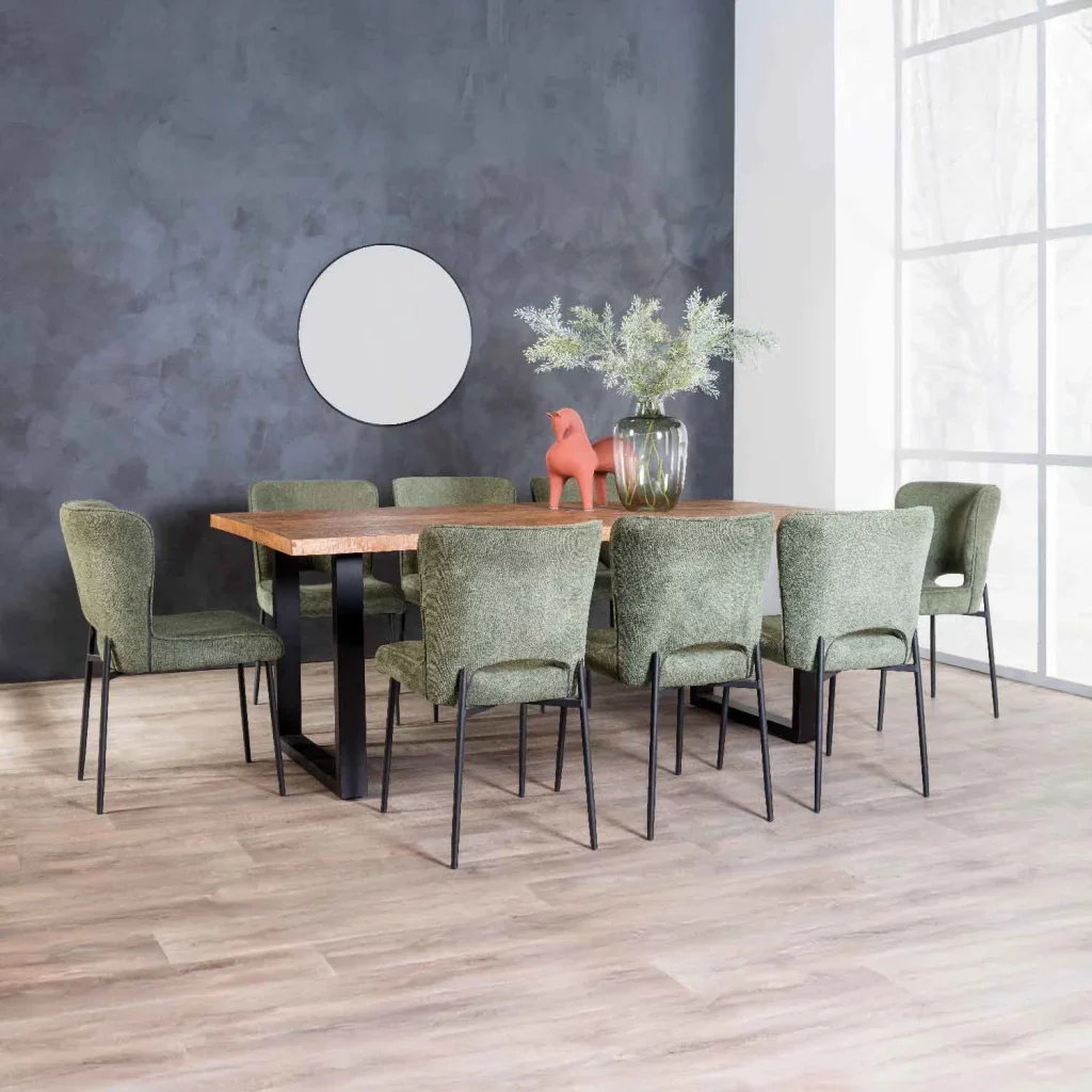 MODENA FABRIC DINING CHAIR - Image 9