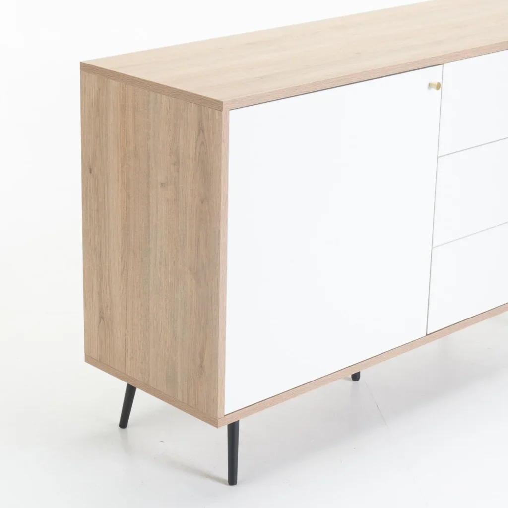MONZA 1 DOOR 3 DRAWER SIDEBOARD - Image 4
