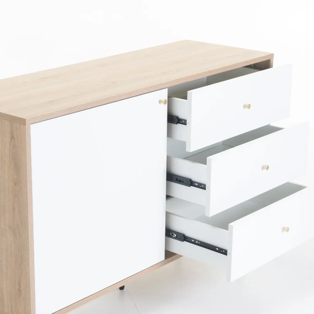 MONZA 1 DOOR 3 DRAWER SIDEBOARD - Image 5