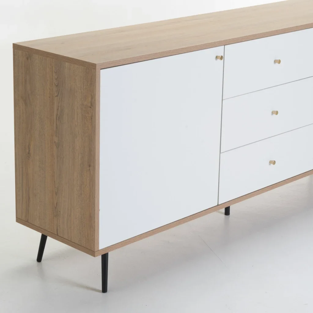 MONZA 2 DOOR 3 DRAWER SIDEBOARD - Image 4