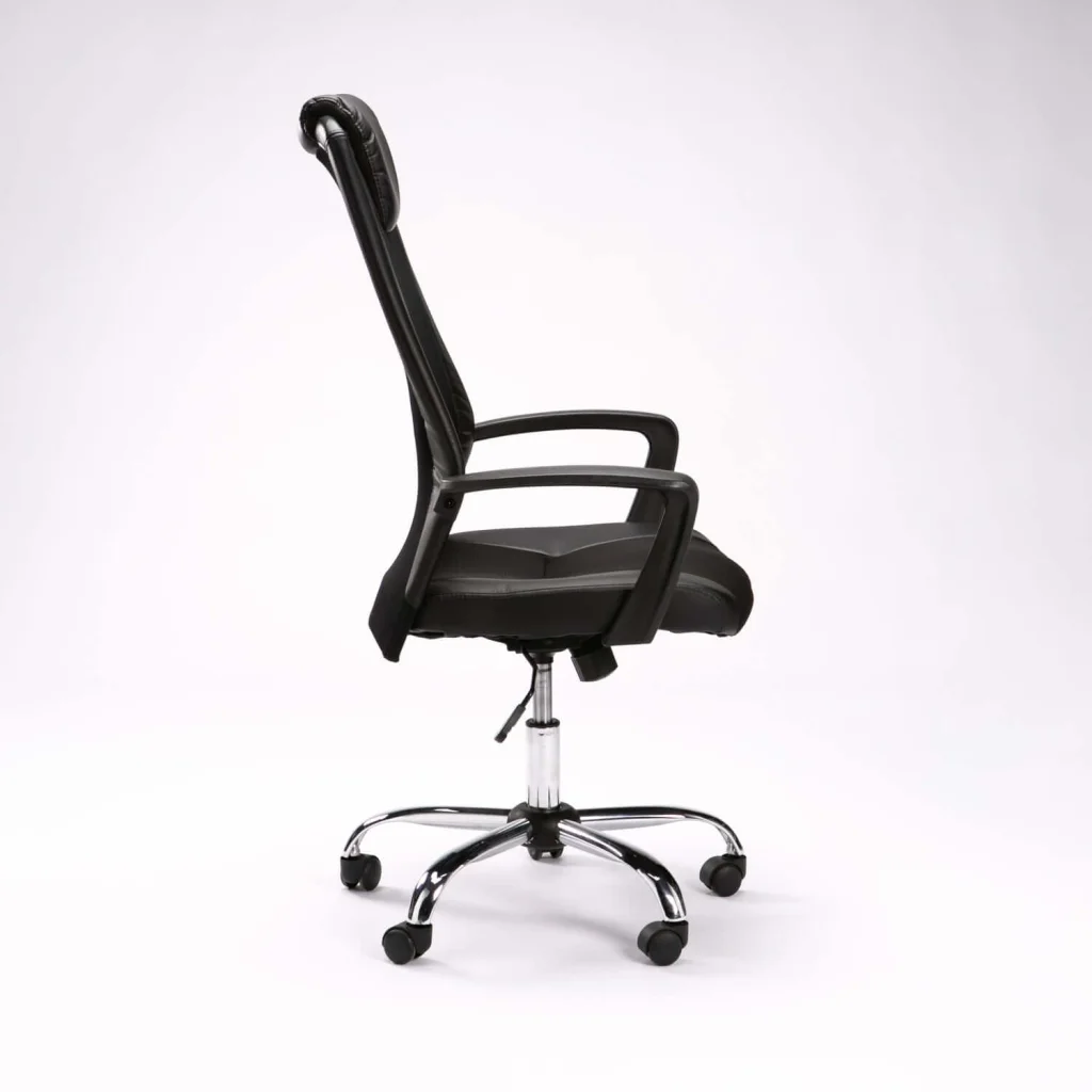 EXEC HIBACK OFFICE CHAIR W-156 CHROME BASE - Image 3