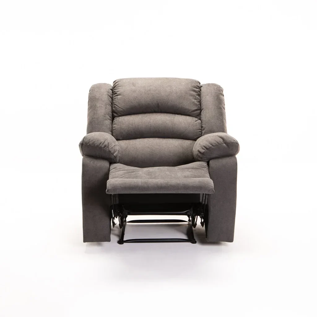 OLI FABRIC ARMCHAIR RECLINER - DARK GREY - Image 4