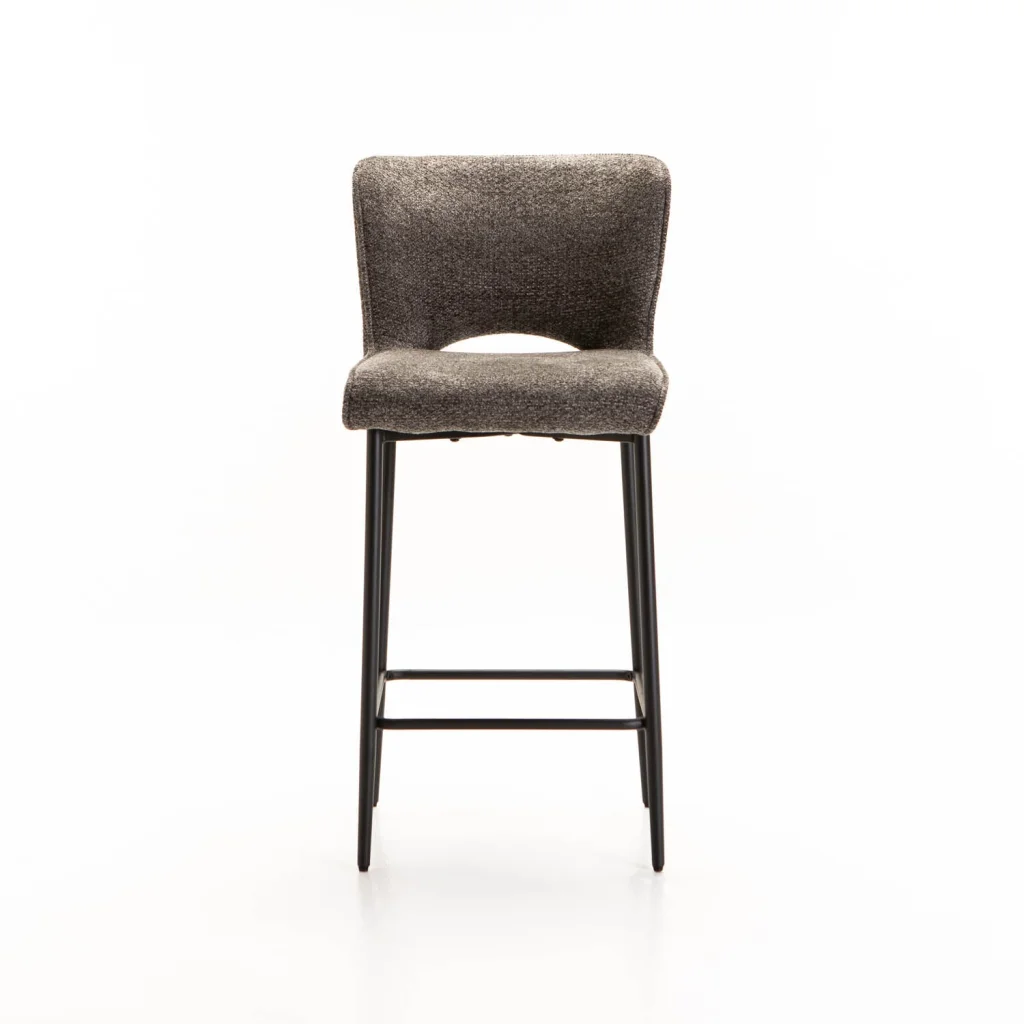 PAVIA FABRIC KITCHEN STOOL - Image 2