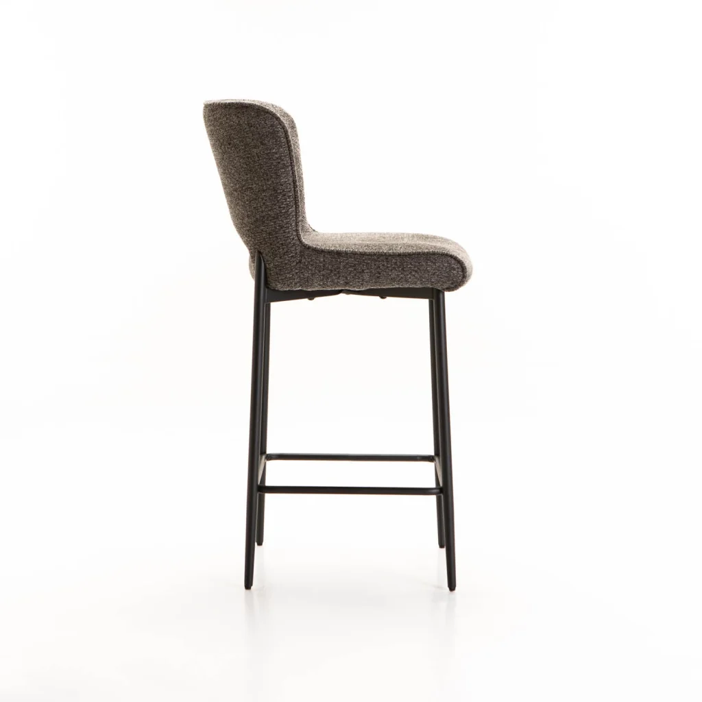 PAVIA FABRIC KITCHEN STOOL - Image 3
