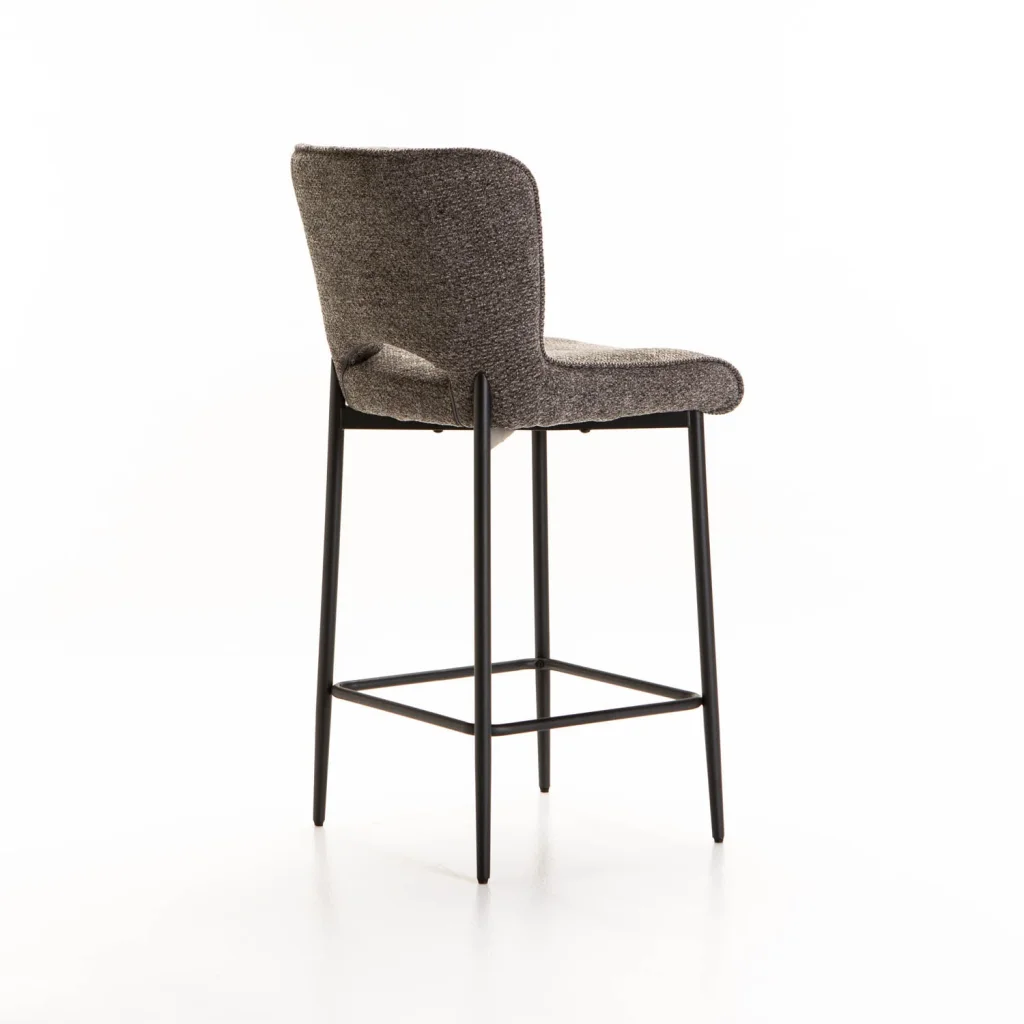 PAVIA FABRIC KITCHEN STOOL - Image 4