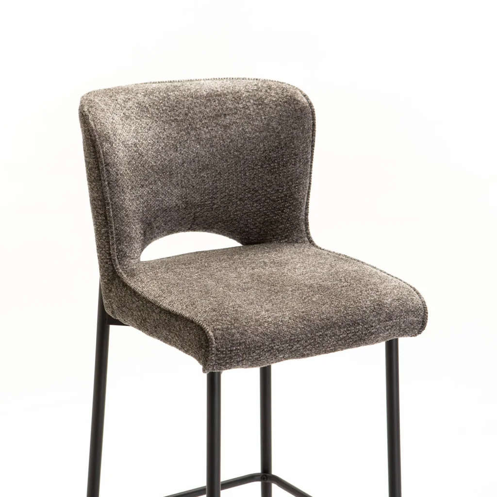 PAVIA FABRIC KITCHEN STOOL - Image 6