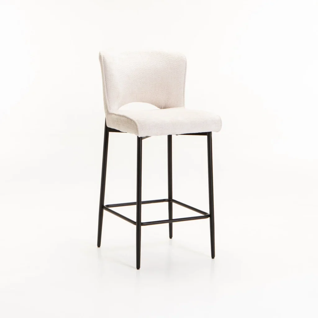 PAVIA FABRIC KITCHEN STOOL - Image 7