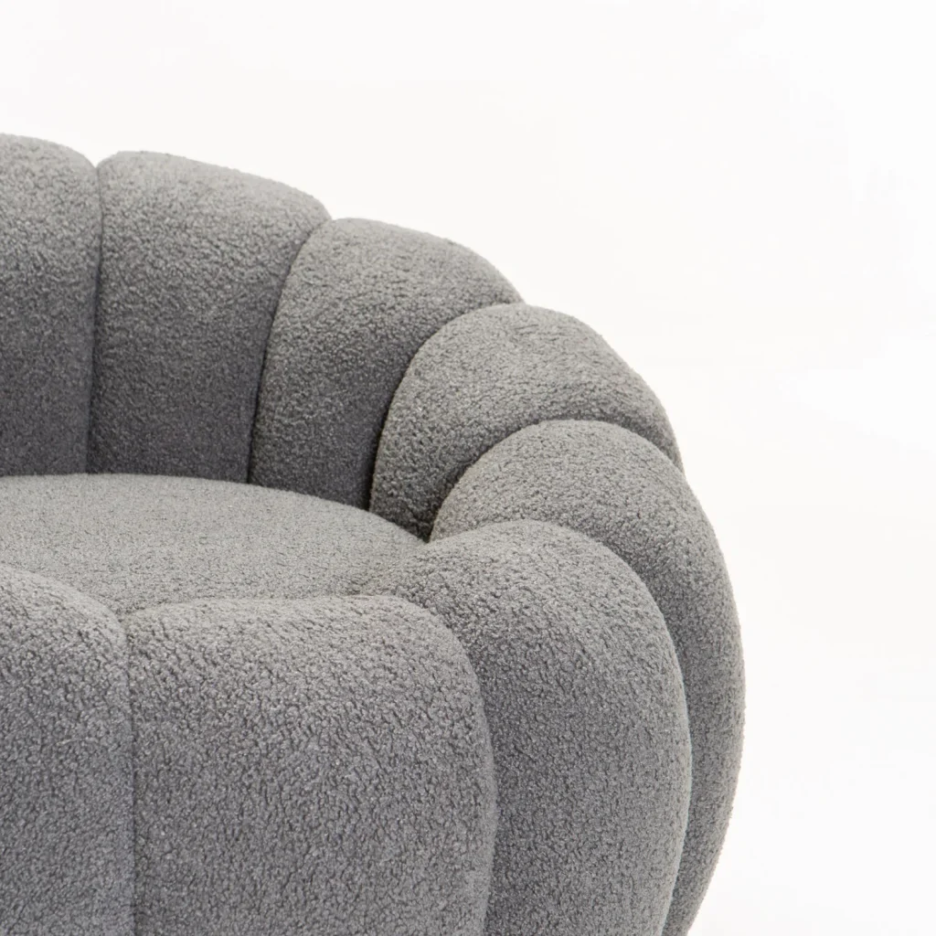 PEARL FLEECE FABRIC CHAIR - Image 11